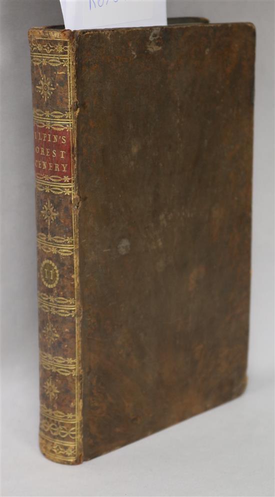Gilpin, William - Remarks on Forest Scenery, vol 2 only, 8vo, calf, London 1791